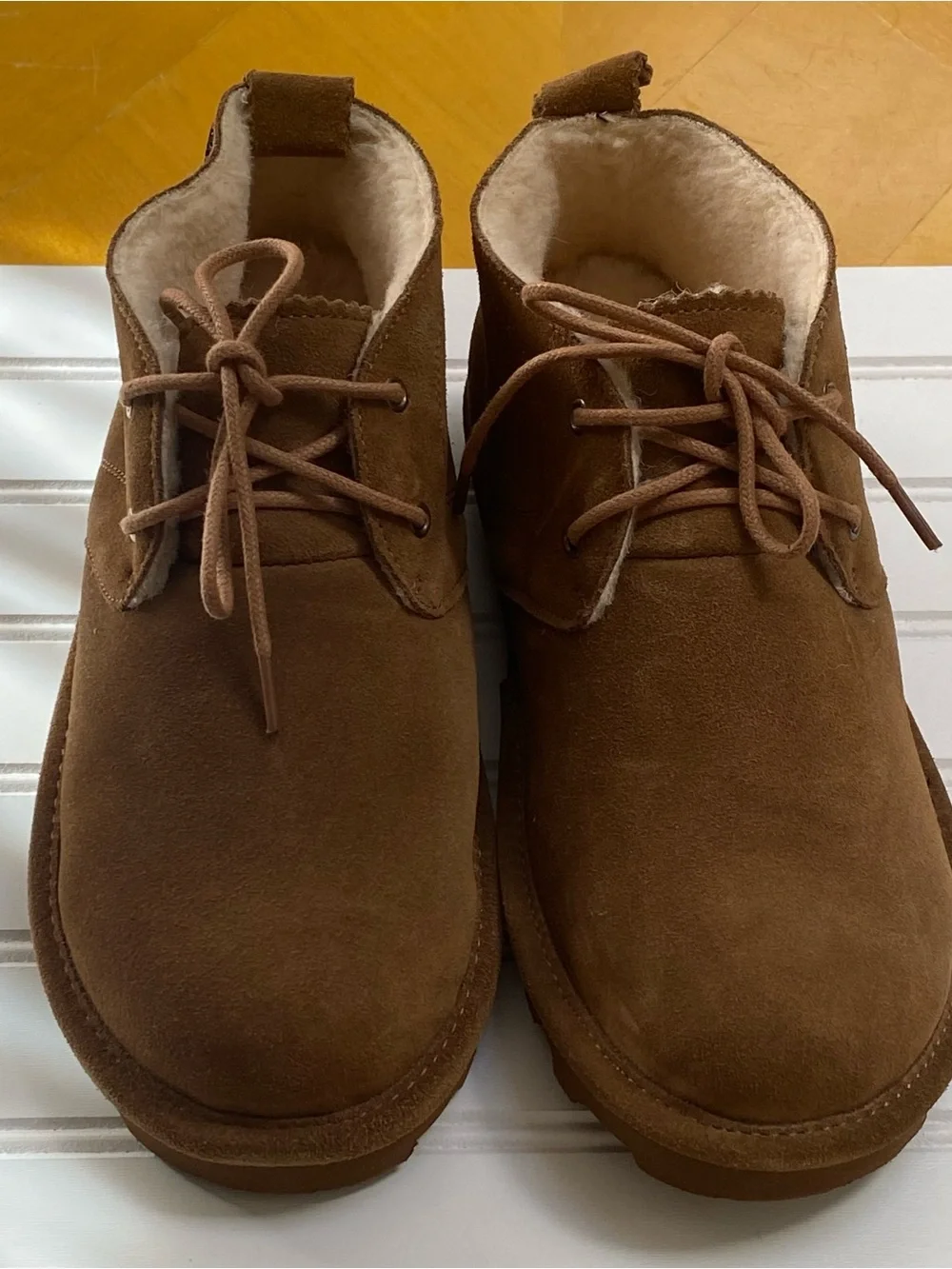 Women Size 8 Brown Suede Lace-Up Casual Boots